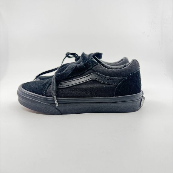 Vans Shoes Kids Size 13 All Black Old School Classic Skateboarding 4000870160 - Picture 1 of 9